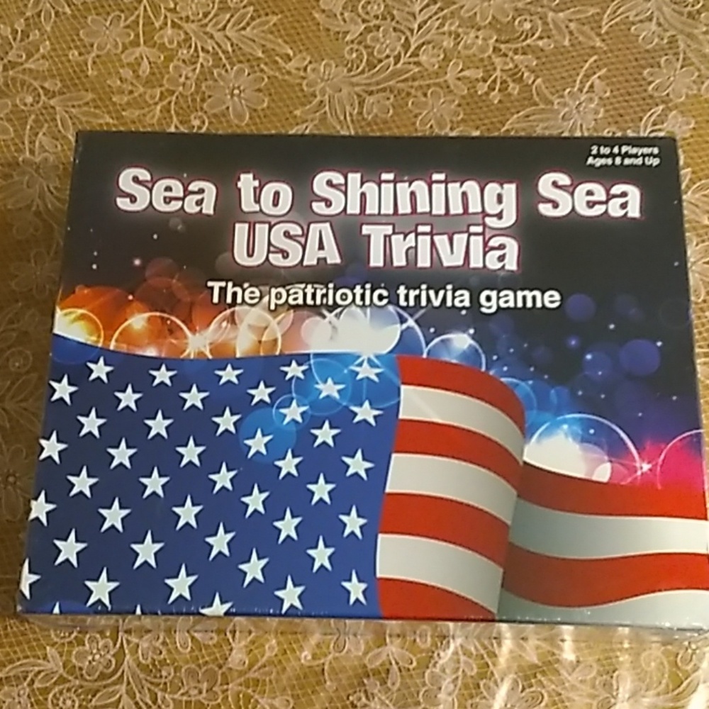 Sea yo Shining sea USA trivia the patriotic game